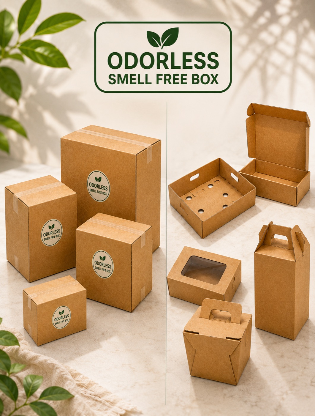Odourless Corrugated Box